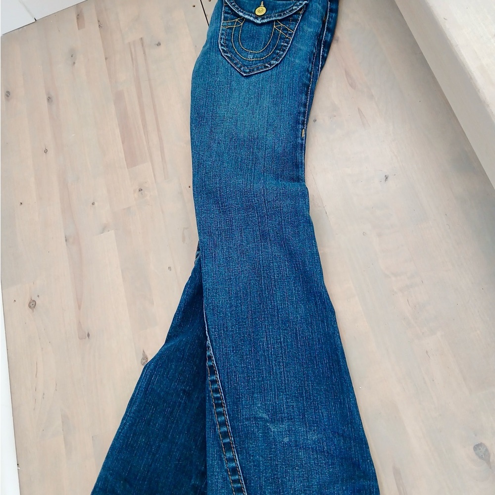 True Religion Classic Blue Boot Cut Jeans - Picture 4 of 4